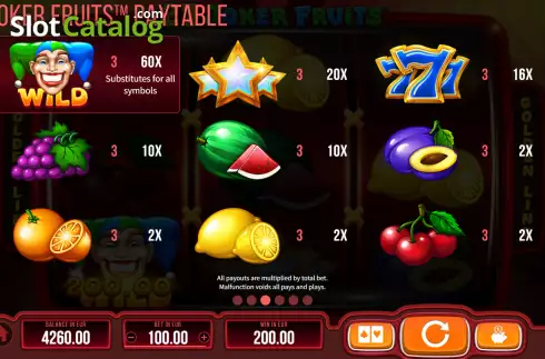 Screenshot7. 27 Joker Fruits slot