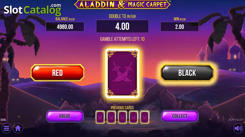 Aladdin and the Magic Carpet Gamble