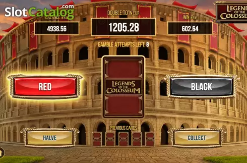 Risk Game. Legends of the Colosseum Megaways slot