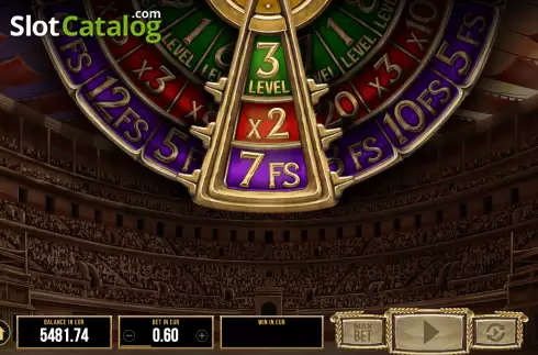 Bildschirm6. Legends of the Colosseum Megaways slot