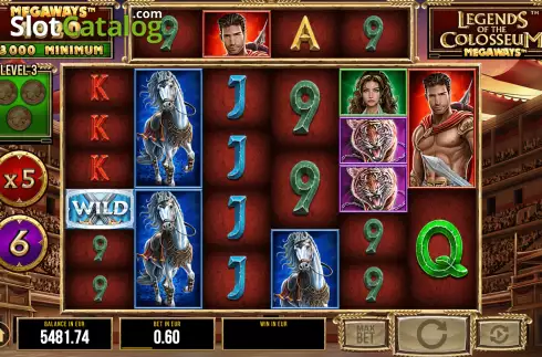 Free Spins 3. Legends of the Colosseum Megaways slot