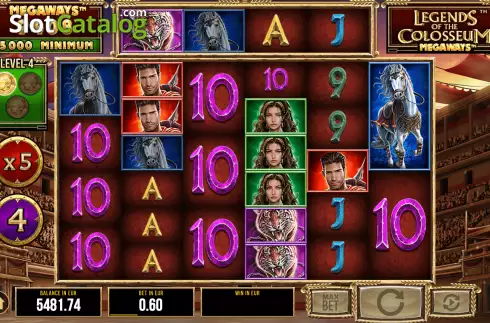 Free Spins 4. Legends of the Colosseum Megaways slot