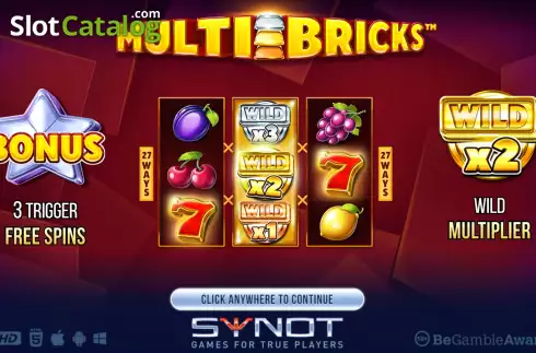 画面2. Multi Bricks カジノスロット