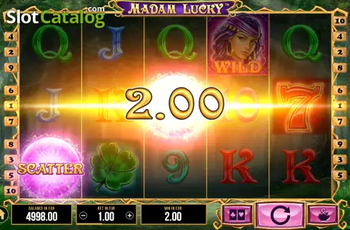 Bildschirm3. Madam Lucky slot