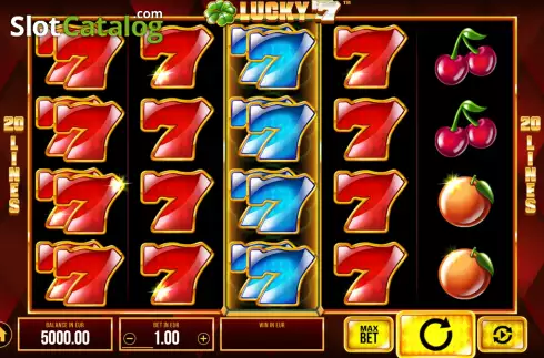 Game Screen. Lucky 77 slot