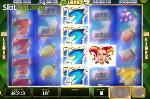 Free Spins Win Screen 3. Lucky 77 slot