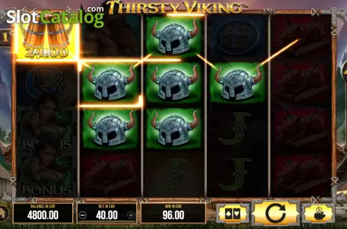 Bildschirm3. Thirsty Viking slot