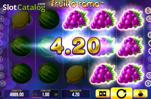 Schermo3. Fruit o Rama slot