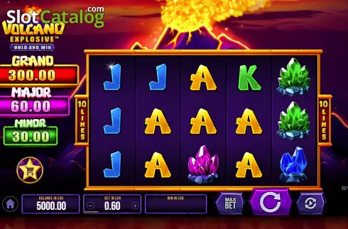 Pantalla2. Volcano Explosive Tragamonedas