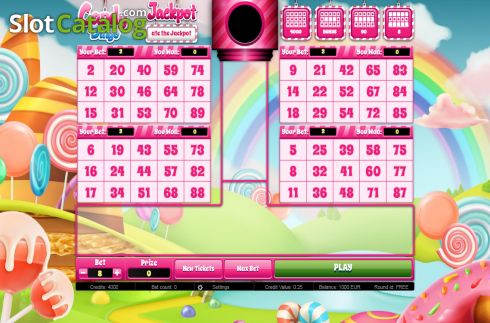 Reel screen. Candy Bingo (Salsa Technology) slot