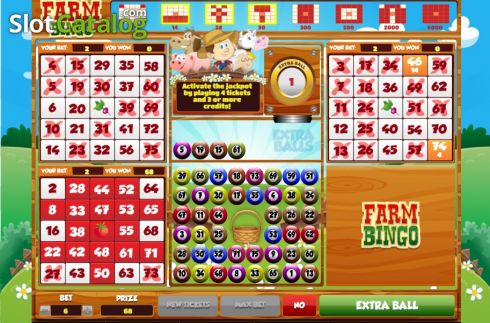 画面4. Farm Bingo カジノスロット