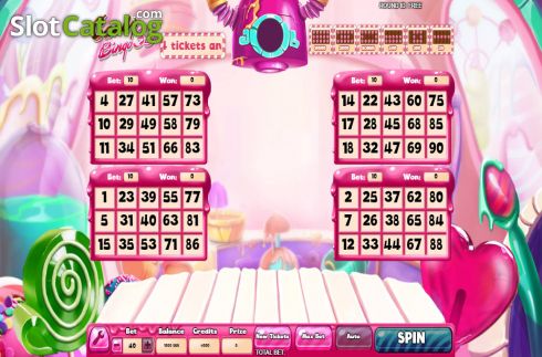 Ecran2. Candy Bingo 3D slot