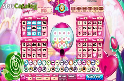 Win screen 2. Candy Bingo 3D slot