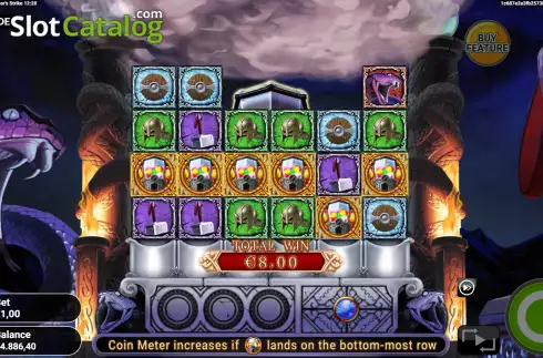 Free Spins Win Screen 2. Capsule Treasure Thor's Strike slot