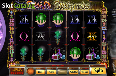Schermo2. Wild Wizards (Genii) slot