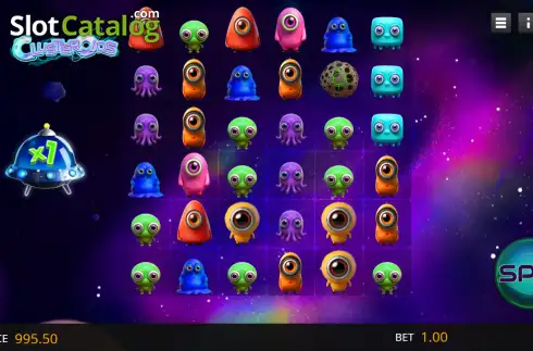 Pantalla2. Clusteroids Tragamonedas 