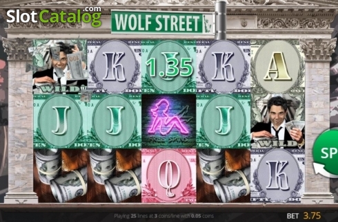 画面3. Wolf Street (ウルフ・ストリート) カジノスロット