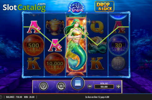 Win Screen 1. Deep Sea Magic slot