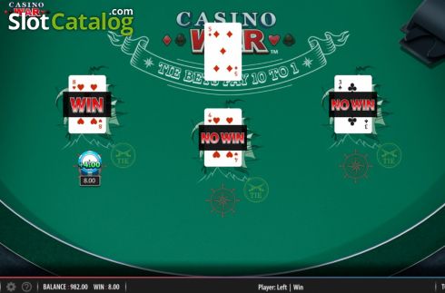 Ecran8. Casino War (Shuffle Master) slot