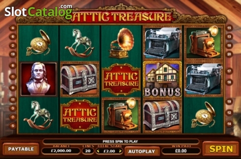 Schermo2. Attic Treasure slot