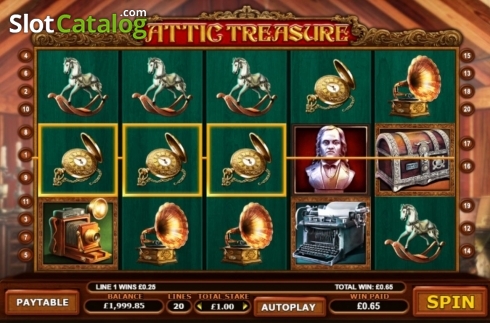 画面4. Attic Treasure カジノスロット