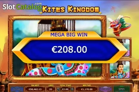 Tela 8. Kites Kingdom slot