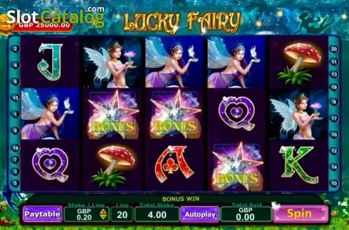Tela 5. Lucky Fairy slot