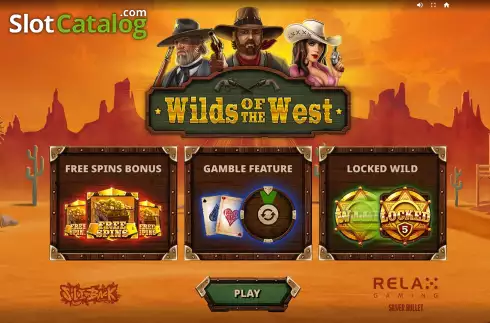 Start Screen. Wilds of the West slot