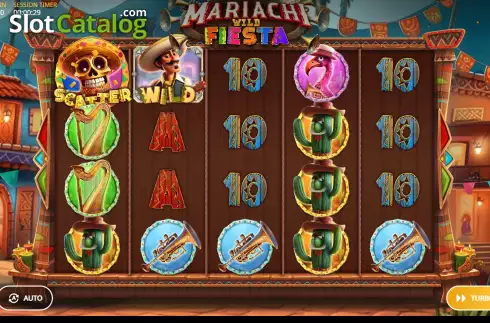 Game screen. Mariachi Wild Fiesta slot