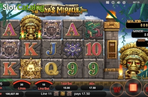 Bildschirm5. Maya's Miracle slot