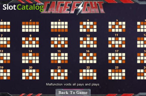 Bildschirm8. Cage Fight slot