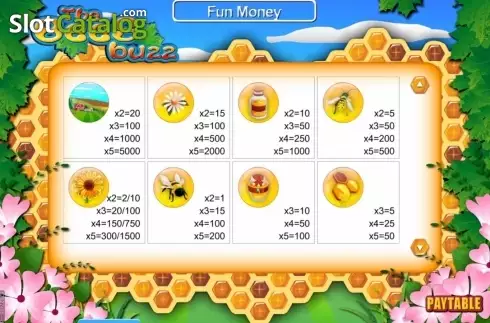 Screen2. The Bees Buzz slot