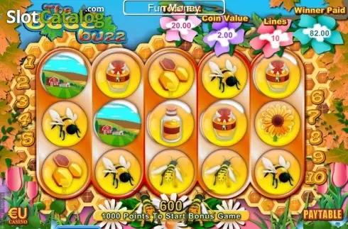 Screen7. The Bees Buzz slot