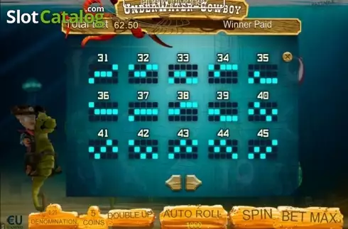 Bildschirm6. Underwater Cowboy slot