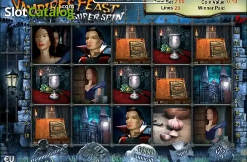 Captura de tela4. Vampires Feast Super Spin slot