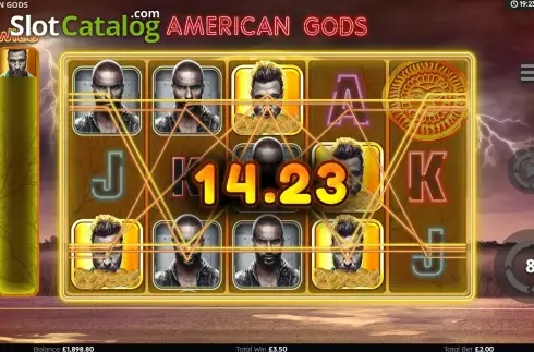 Free Spins 2. American Gods slot