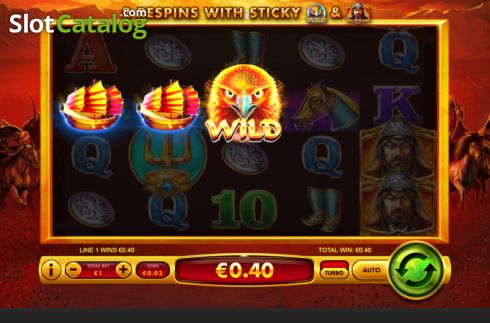Win screen 2. Genghis The Great slot