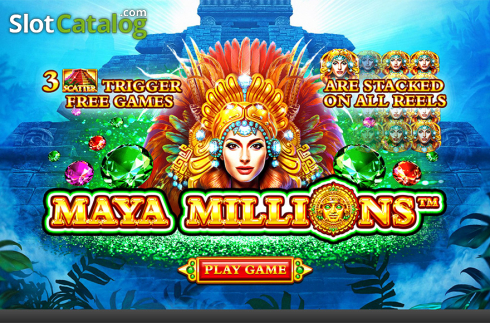 Intro screen. Maya Millions slot