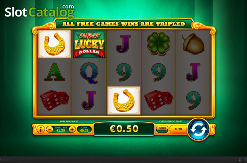 Win Screen 3. Super Lucky Dollar slot