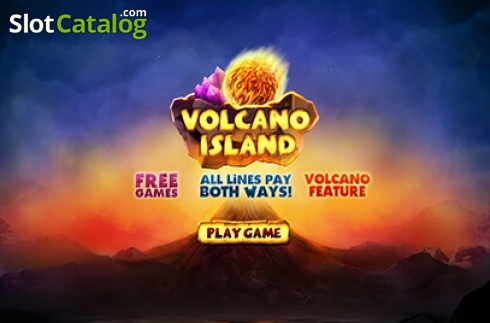 Start Screen. Volcano Island slot