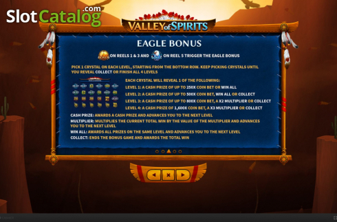Features 2. Valley of Spirits slot