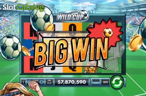 Bildschirm3. Wild Cup slot