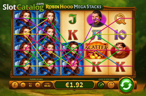 Ecran5. Robin Hood Mega Stacks slot