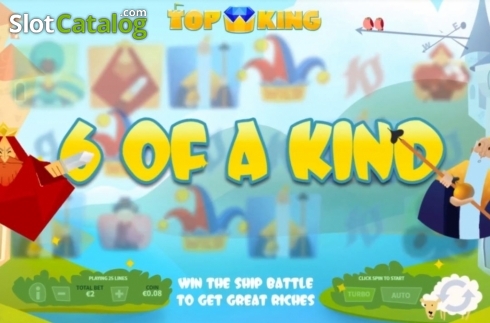 Win Screen. Top King slot