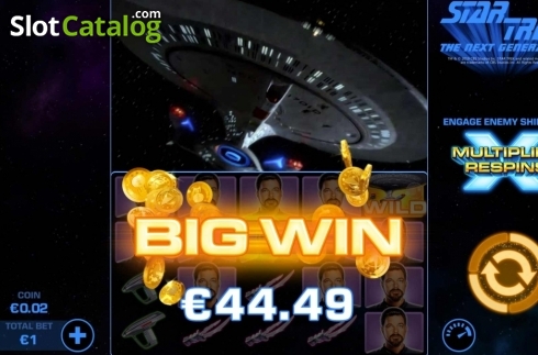 Big Win. Star Trek: The Next Generation (Skywind Group) slot