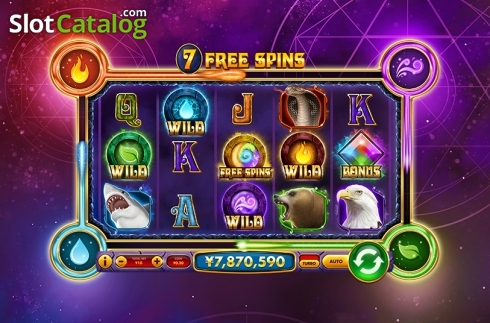 Free Spins. Glorious Top Elements slot