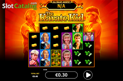 Pantalla6. The Karate Kid Tragamonedas 