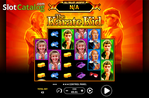 画面2. The Karate Kid カジノスロット