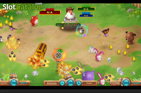 Game Screen. Fu Farm Jackpot slot