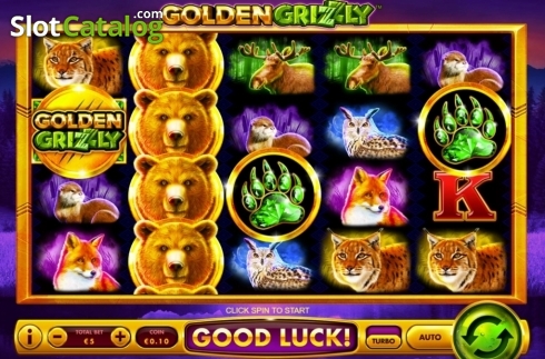 Reel Screen. Golden Grizzly slot